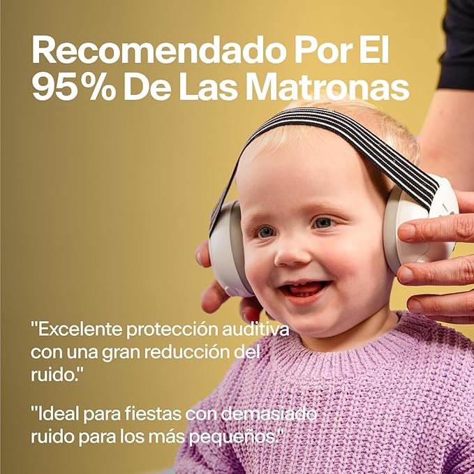Alpine Muffy Baby Ear Protection for Babies and Toddlers up to 36 Months - CE & ANSI Certified - Noise Reduction Earmuffs - Comfortable Baby Headphones Against Hearing Damage & Improves Sleep - Yellow