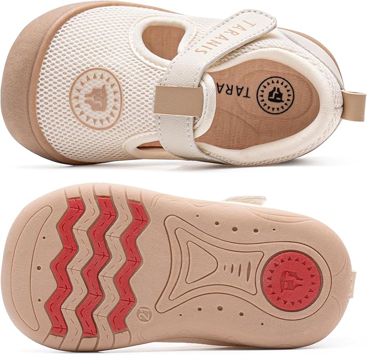 Toddler Shoes Boys Girls Non-Slip Infant Sneaker Rubber Sole Baby Crib First Walker Shoes