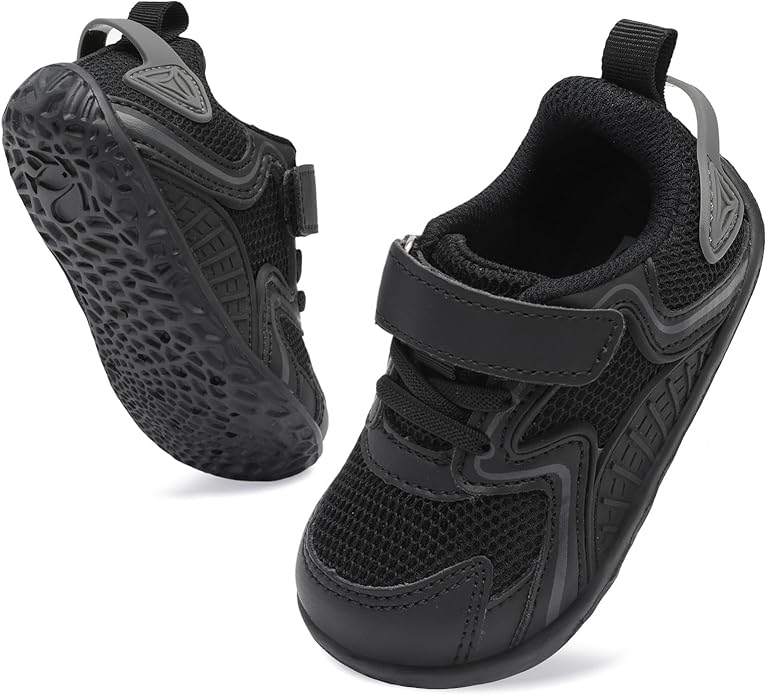 L-RUN Baby Shoes Boys Girls First Walkers Breathable Infant Sneakers Flexible Non-Slip Sole Walking Shoes for Toddlers