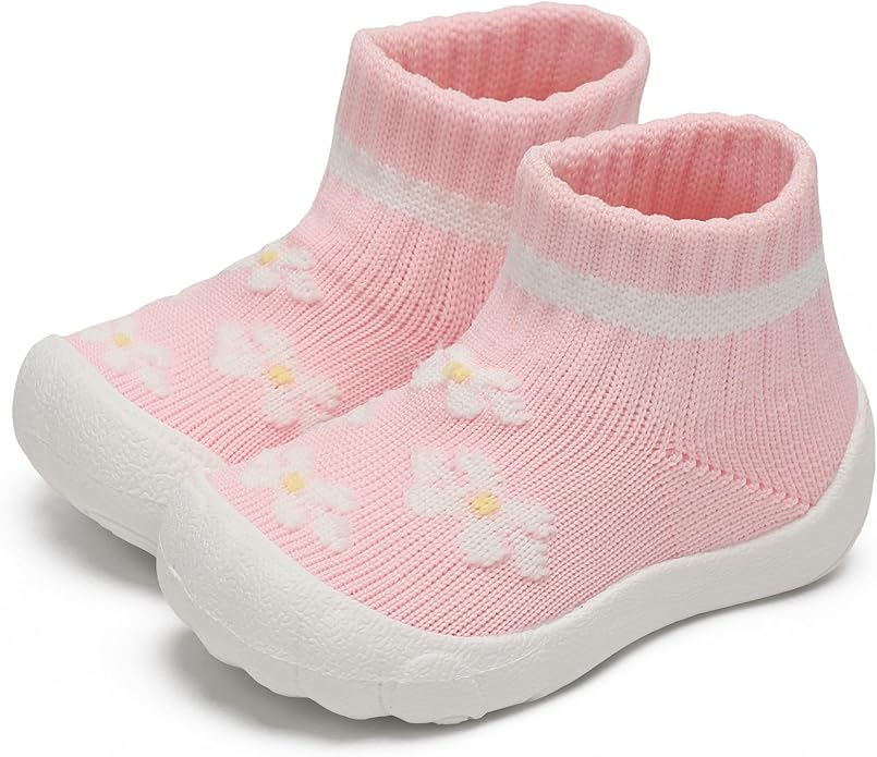 Baby Sock Shoes Breathable First Walking Shoes for Baby Girl Boy 6-24 Months Ultra-Light Infant Slippers Toddler Sneakers