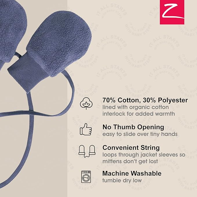 Zutano baby-boys Fleece Mittens