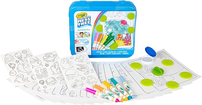 Crayola Color Wonder Mess Free Coloring Activity Set (30+ Pcs), Essential Easter Basket Stuffers for Kids, Travel Art Kit, Gift for Toddlers, Ages 3+