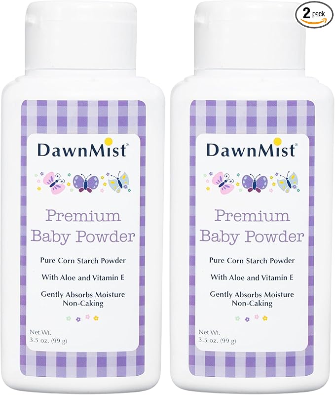 Dukal BP35C DawnMist Baby Powder, Premium, 3.5 oz., Full Case (Pack of 2)