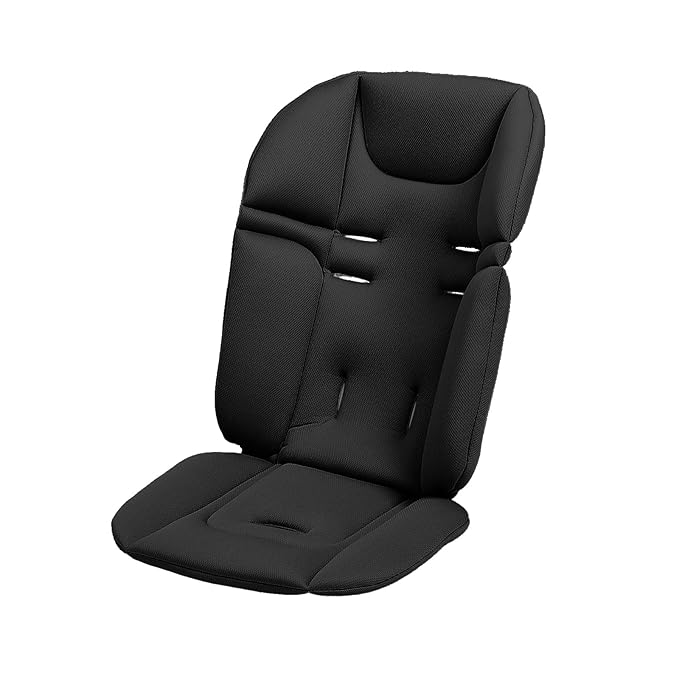 Baby Stroller Seat Liner for Most Models, Breathable Fabric Stroller Seat Liner Insert, Ensure Comfort and Support on The Go, Stroller Accessories for Toddler Aged 0-5 Years Old, Black