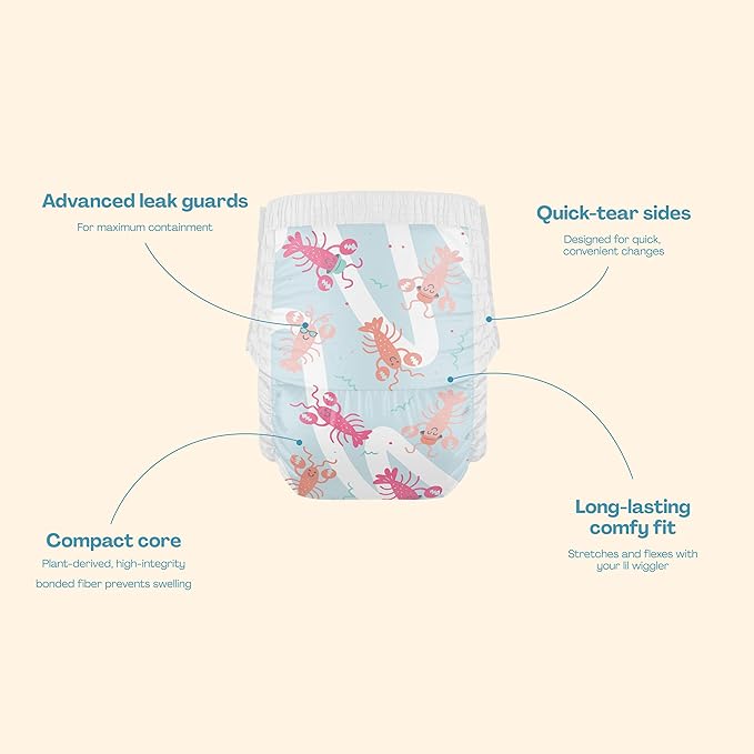 Hello Bello Premium Swim Diapers I Affordable and Eco-Friendly Disposable Swim Dipes for Babies and Kids I Size Medium - Diaper Size 4-5 (Pack of 2)