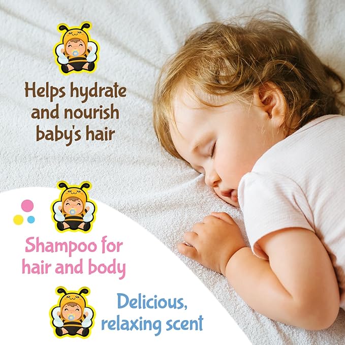 Tio Nacho TIO Nachito Hypoallergenic Baby Shampoo with Royal Jelly & Chamomile - Gentle, Tear-Free Body Wash, 13.5 fl oz (Pack of 3)