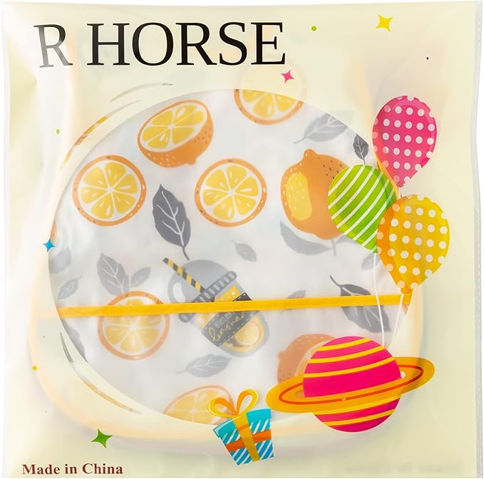 R HORSE 5Pcs Baby Bibs Set Toddler Bibs with Crumb Catcher Pocket & Snap Button Waterproof Baby Feeding Bibs for 6-24 Months
