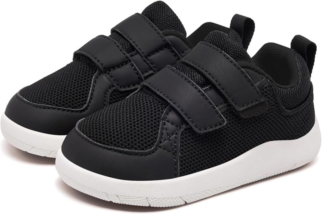 MORENDL Boys & Girls Walking Shoes 0-4 Years Baby Wide Toe Box Barefoot Shoes Toddler Sneakers