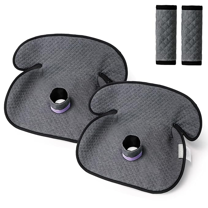 2 Pack Baby Potty Training Car Seat Protector, Waterproof Car Seat Liner for Potty Training Toilet, Baby Infant Toddler Piddle Pad Fits for Carseat, Stroller, Highchair - 2 Pack, Dark Gray