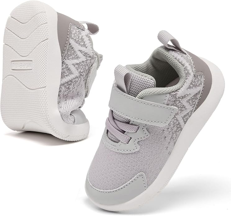 MORENDL Wide Toddler Shoes Baby Walking Shoes Boys & Girls Barefoot Sneakers Zero Drop Comfort Tennis Running Outdoor Activities
