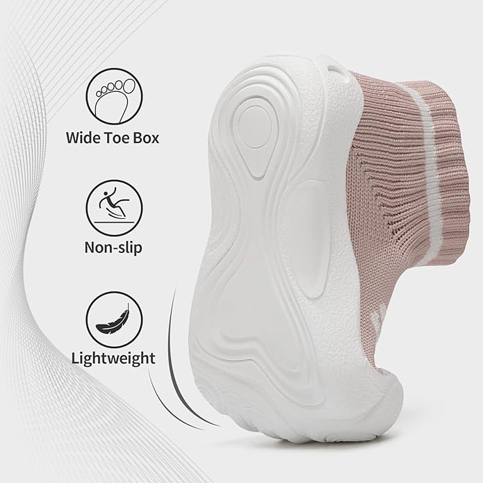 Baby Sock Shoes Breathable First Walking Shoes for Baby Girl Boy 6-24 Months Ultra-Light Infant Slippers Toddler Sneakers