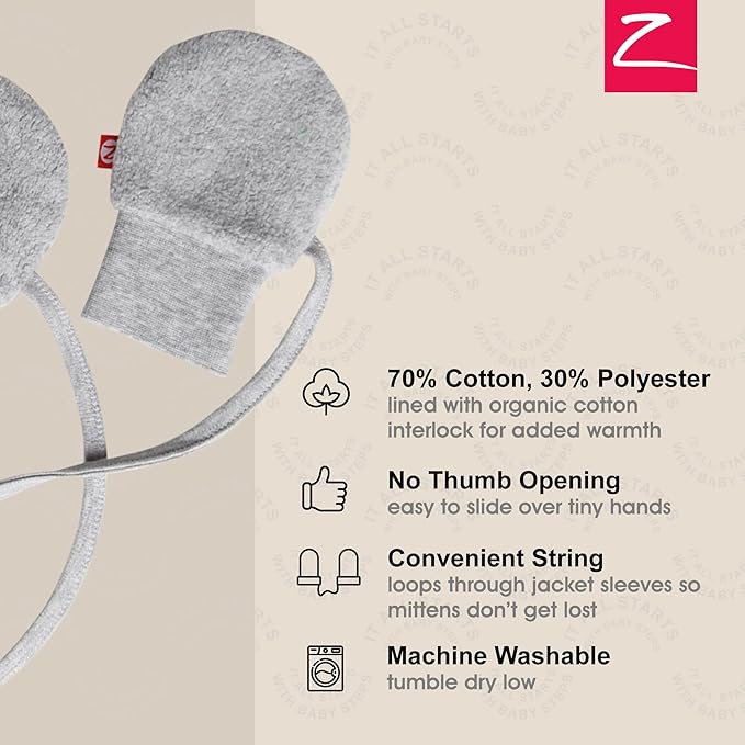 Zutano baby-boys Fleece Mittens
