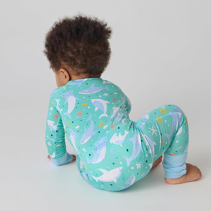 Little Sleepies Pajamas for Baby Boys & Girls, Viscose from Bamboo Baby Pajamas, Preemie & Newborn Sleepers, 2-Way Zipper PJs