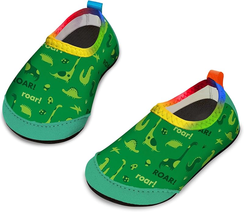 Baby Boys and Girls Swim Water Shoes Barefoot Aqua Socks Non-Slip for Beach Pool Toddler Kids