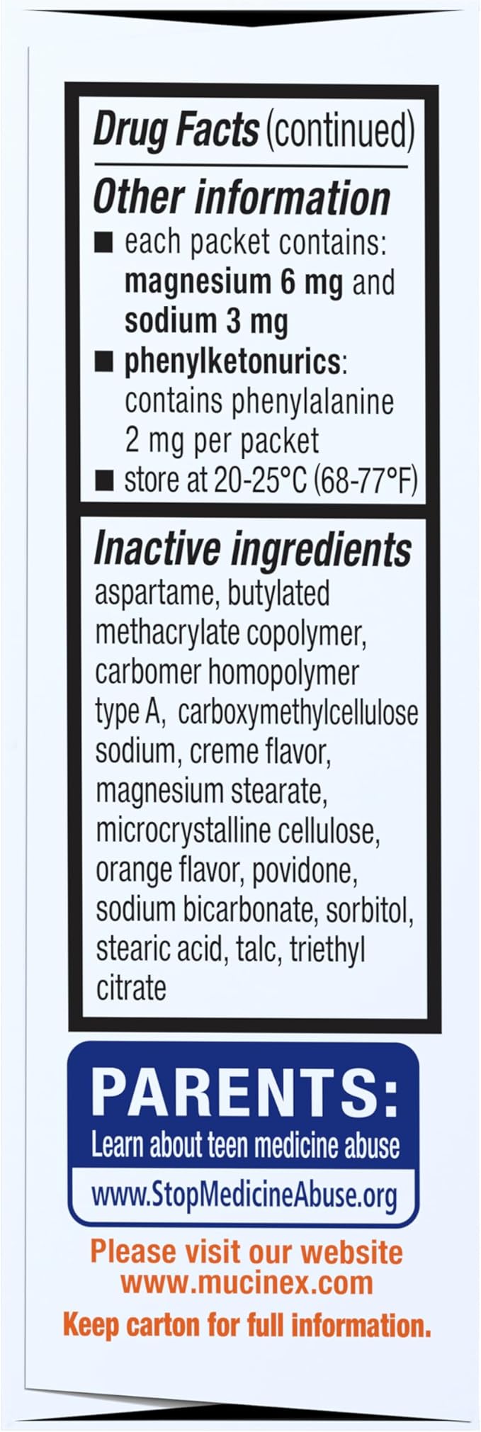 Mucinex Children's Chest Congestion Expectorant and Cough Suppressant Mini-Melts, Orange Cream, 12 Count (Packaging May Vary) (Pack of 2)