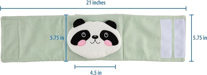 Dr. Brown's Infant Gripebelt Heated Belly Band, Soothe Baby's Tummy with Gentle Warmth and Compression, Panda, 0m+ (Pack of 6)