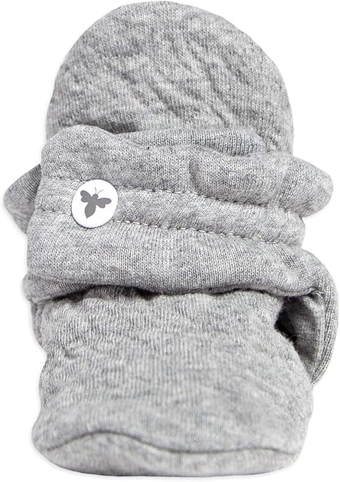 Burt's Bees Baby Unisex Booties Organic Cotton Newborn Essentials Shoes for Infants
