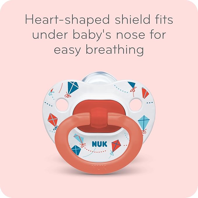 NUK Orthodontic Pacifiers, 6-18 Months, 5-Pack