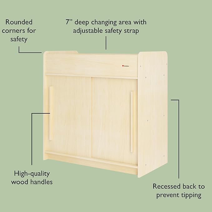 SafeGlide Changing Table and Wall Organizer 2-Piece Set
