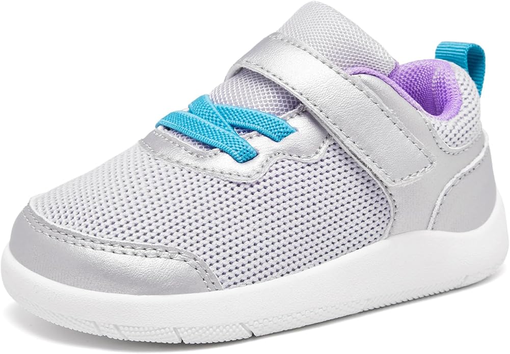 Wide Toe Box Toddler Shoes Baby First Walking Shoe Boys Girls Non-Slip Zero Drop Minimalist Tennis Sneakers