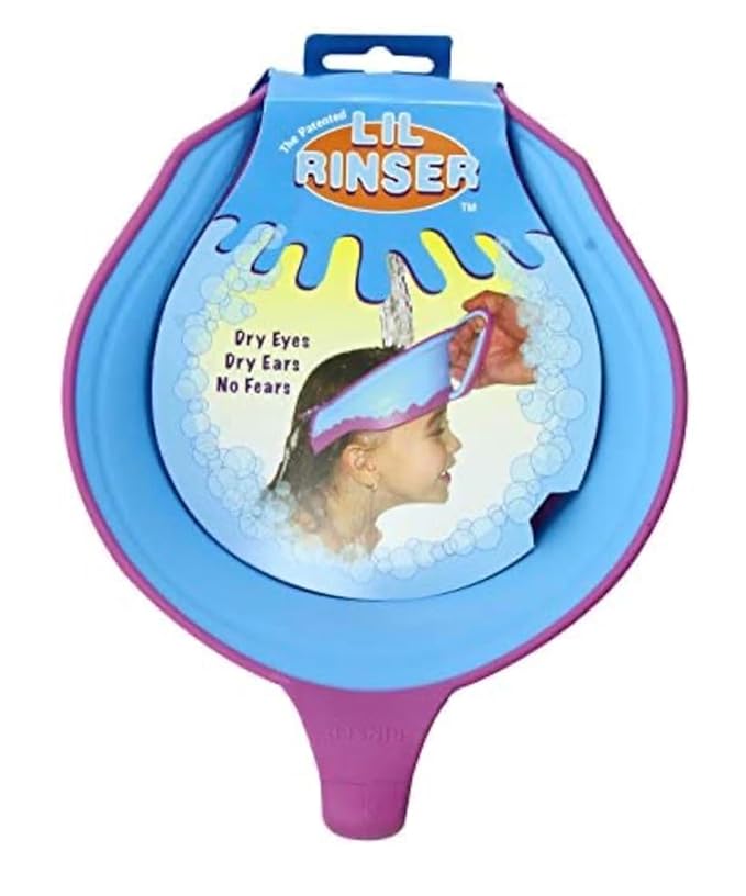 Shampoo Visor by Splash Guard, Comfort Seal Baby Bath Shampoo Shower Cap, Gentle Rinse and Shield Bath Hat for Toddlers and Babies, Protects Eyes, Ears, and Face