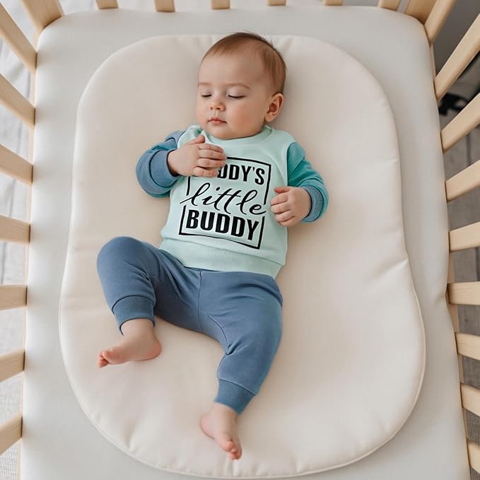 Infant Baby Boy Fall Clothes Set Funny Letter Sweatshirt Pant Outfit Toddler Winter Clothes 6 12 18 Months 2T 3T