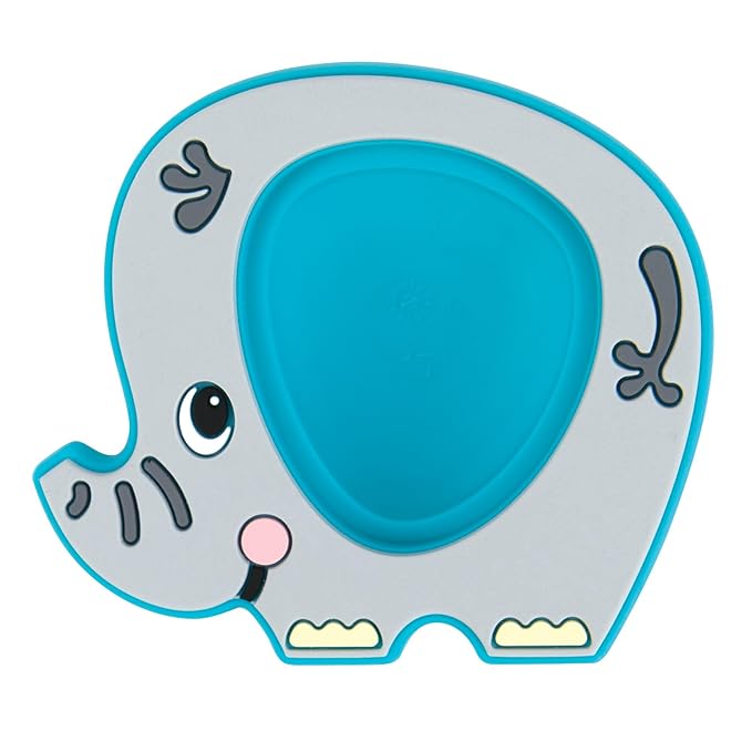 Nuby Teethe N' Pop Sensory Play Teether - Baby Teething Toy - 3+ Months - Elephant