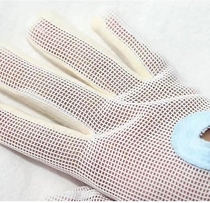Thumb Sucking Guard Gloves Thumb Guard to Thumb Sucking Stop for Kids Nail Biting Stop and Five Fingers Sucking Stop for Baby (S)