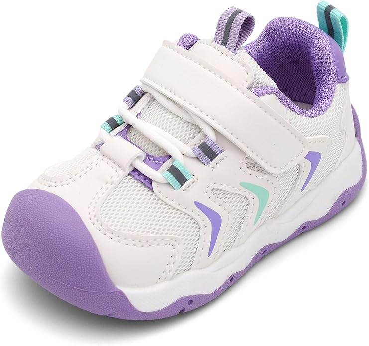 Baby Boy Girl First Walking Shoes Wide Toe Toddler Sneakers Breathable Non Slip Infant Barefoot Shoes 6 12 18 24 Months