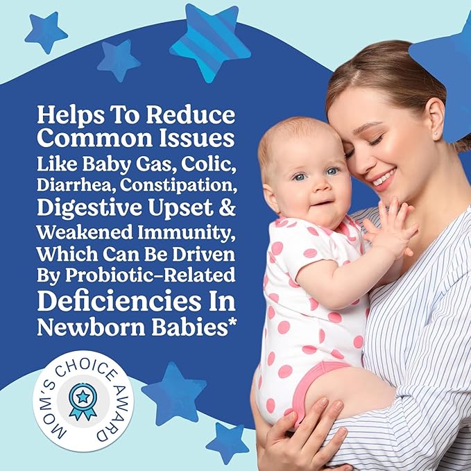 LOVEBUG Baby Probiotic Drops - Organic Probiotics for Immune Support and Baby Constipation & Colic Relief - Tasteless & Sugar-Free Liquid Drops for Newborns, Babies & Infants (0-12 Months) - 10ml