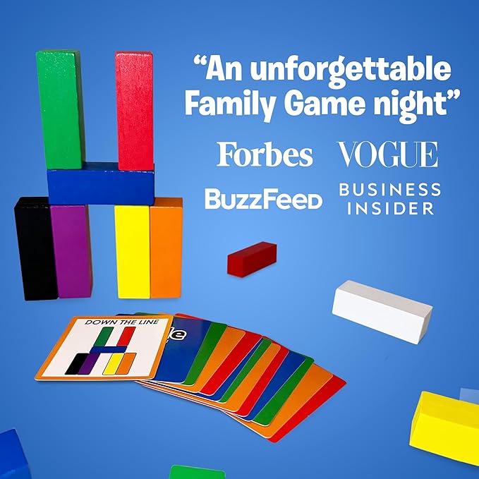 The Uzzle Stack Royale 3.0 by Uzzle Games (Bundle), Fun & Fast Family Board Games for Children & Adults, Block & Color Puzzle Games for Ages 4+