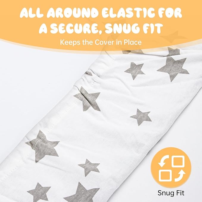 Changing Pad Cover Compatible with Graco, Diaper Changing Table Pad Cover, Made of Ultra Soft Jersey Material Cotton, Comfortable for Every Diaper Change, Easy to Clean