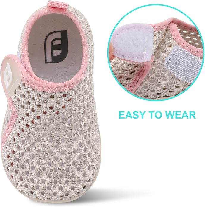 JOINFREE Baby Toddler Water Shoes Boys Girls Sandals Barefoot Kids Breathable Sneakers Shoes for Walking Running