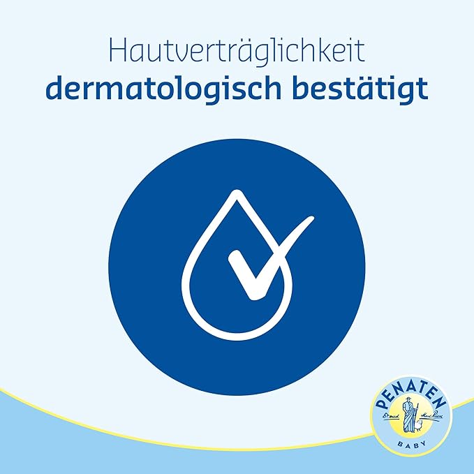 PENATEN Pflegeöl, pflegendes Babyöl & Babypflege Massageöl zur sanften Reinigung und Pflege empfindlicher Babyhaut (1 x 500ml)