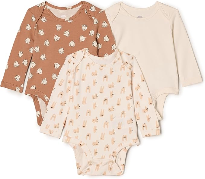 Amazon Essentials x Sofia Grainge Unisex Babies' Long Sleeve Crew Neck Bodysuit