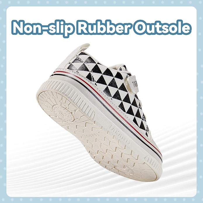TARANIS Baby Squeaky Shoes Walking Sneakers with On/Off Squeaker Switch Non-Slip First Walkers Soft Rubber Toe Breathable Mesh