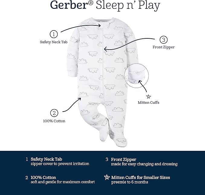 Gerber® 4-Pack Baby Neutral Sheep Sleep 'N Plays