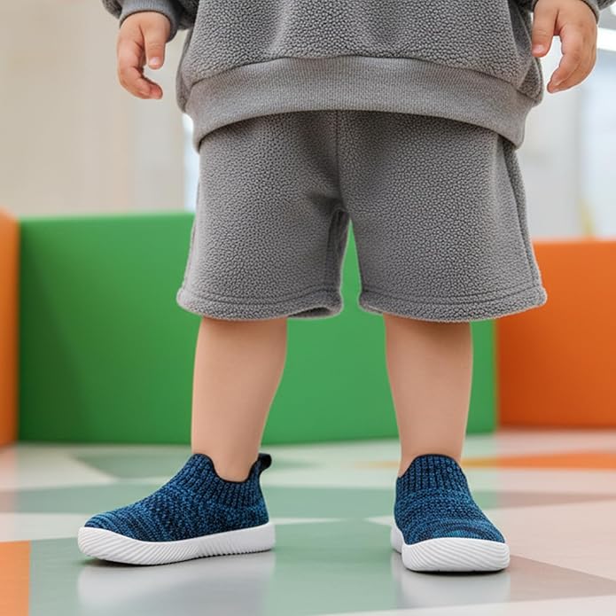 MORENDL Baby Toddler Walking Socks Non-Slip Breathable Unisex Casual Sneakers