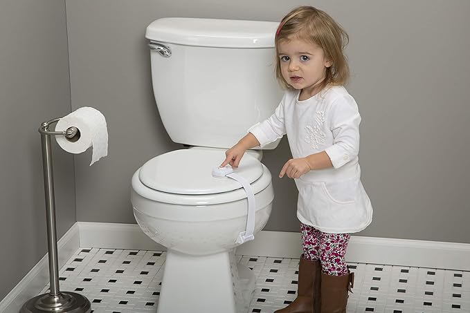 Safety 1st Room Solutions: No-Tools Baby Proof Bathroom Safety Kit - Includes Locks for Toilet