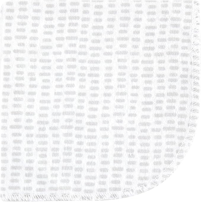 Hudson Baby Unisex Baby Flannel Cotton Washcloths 10-Pack, Neutral Safari World, One Size