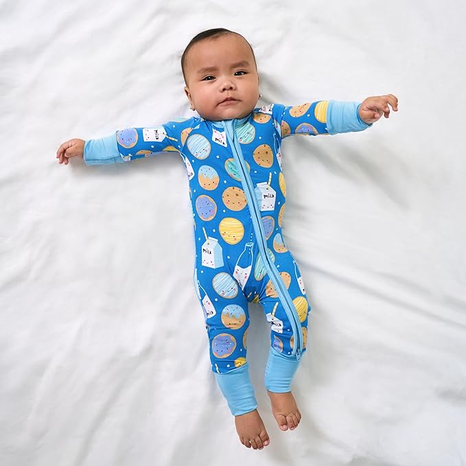 Little Sleepies Pajamas for Baby Boys & Girls, Viscose from Bamboo Baby Pajamas, Preemie & Newborn Sleepers, 2-Way Zipper PJs