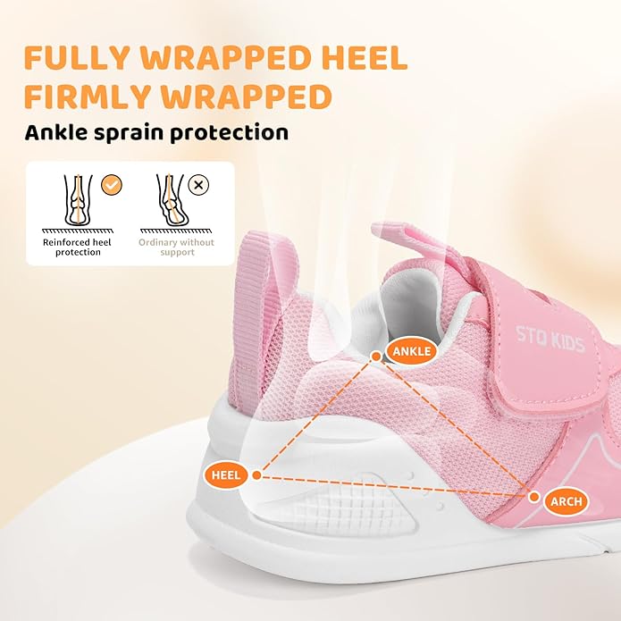 Baby Barefoot First Walking Shoes with Wide Toe Box Orthopedic Toddler Shoes for 6 12 18 24 Months