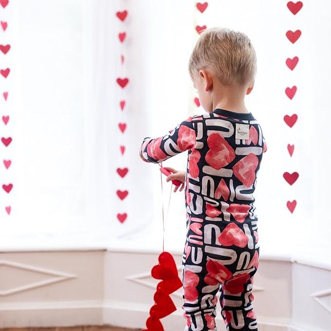 Burt's Bees Baby baby-boys Sleeper Pjs, 100% Organic Cotton, One-piece Footie, Zip Up Jumpsuit, Snug Fit Pajamas