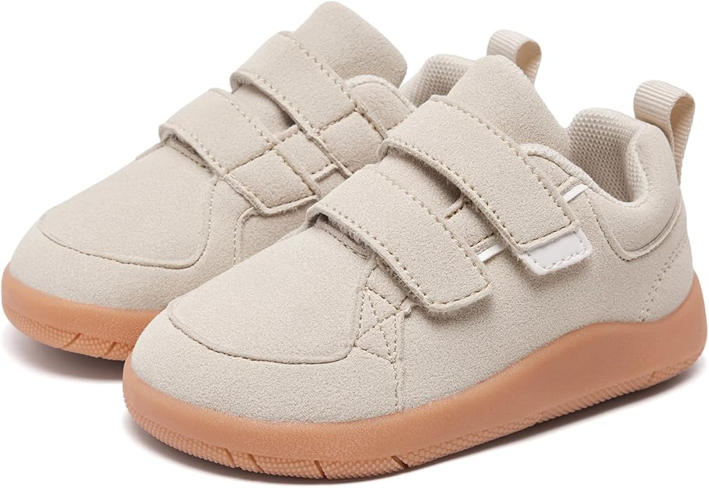 MORENDL Boys & Girls Walking Shoes 0-4 Years Baby Wide Toe Box Barefoot Shoes Toddler Sneakers