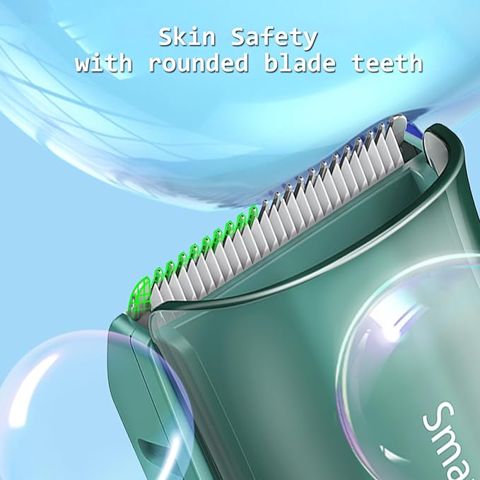 Baby Hair Clippers, Electric Quiet Vacuum Hair Clipper for Kids, Baby Hair Cutting Kit for Child Aged 0-12, Ceramic Blade Rechargeable Waterproof Trimmer, Infants Toddlers Children and Autism