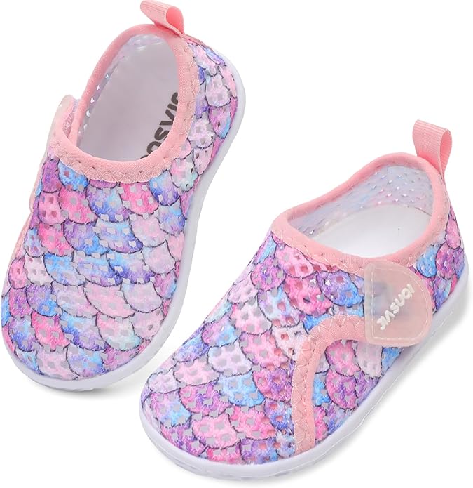 JIASUQI Baby Boys Girls Barefoot Swim Pool Water Shoes Beach Walking Sandals Athletic Sneakers