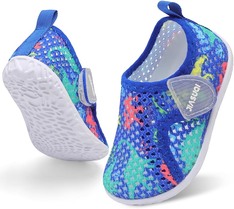 JIASUQI Baby Boys Girls Barefoot Swim Pool Water Shoes Beach Walking Sandals Athletic Sneakers