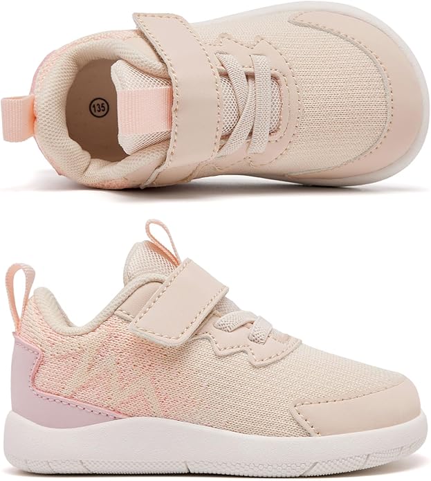 MORENDL Wide Toddler Shoes Baby Walking Shoes Boys & Girls Barefoot Sneakers Zero Drop Comfort Tennis Running Outdoor Activities