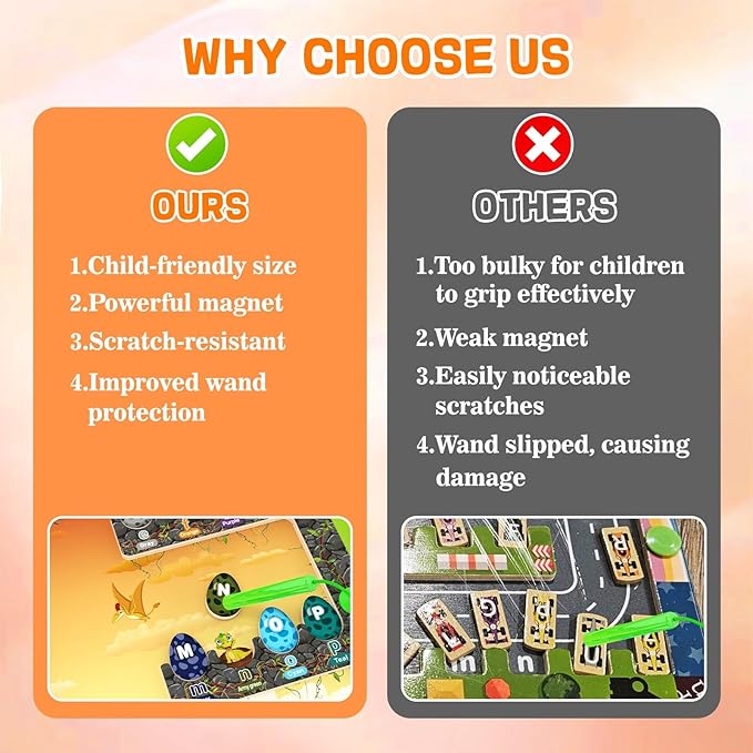 Magnetic Alphabet Maze, Montessori Toys, Alphabet Puzzle Toddler toys 3-4, Magnetic Color and Letter Board - Preschool Learning Activities, Sensory Toys, Fine Motor Skills Toys for Boys Girls Age 3-5
