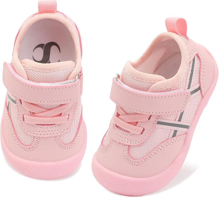 Scurtain Baby Shoes Boy Girl First Walking Shoe Infant Crib Breathable Sneakers Lightweight Barefoot Shoes for Babies